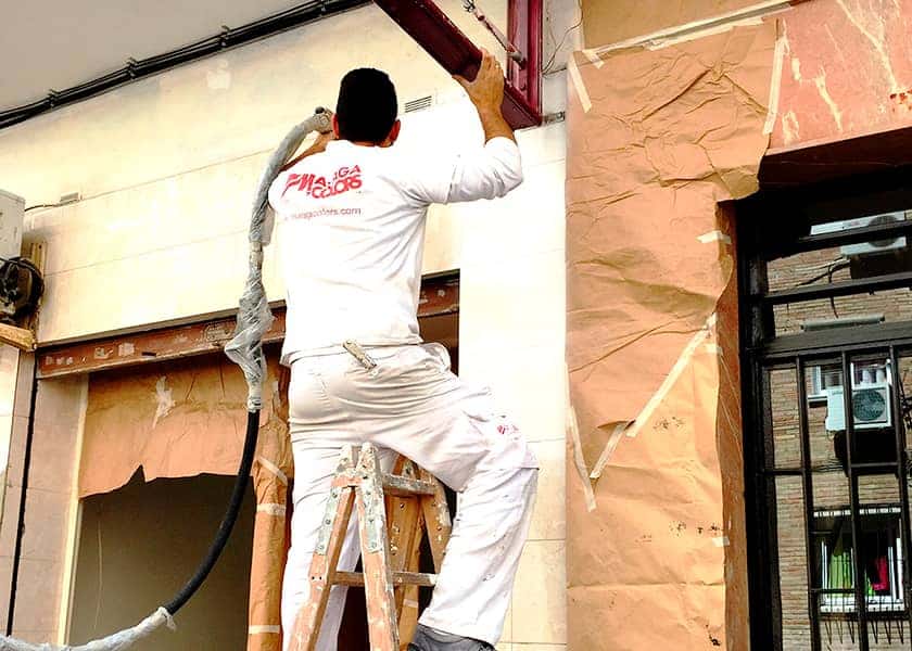 trabajos pintura turbina malaga